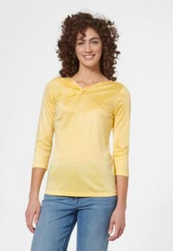 MIT KNOTEN - Bluse - Pastellvanille