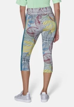 MIT FLORALEM PRINT - Leggings - Hosen - Wasserblau Multicolor -Madeleine Mode df06c97676394feaa7e0f3d47d34df59