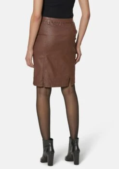 Beschichteter Rock Braun -Madeleine Mode df50b27ff50d1a18124a7ace69ebf3bb