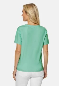 YOGA MIT KNOTEN-EFFEKT - T-Shirt Print - Pfefferminzgrün -Madeleine Mode df553e3c67d64607a790b44453aeaf40