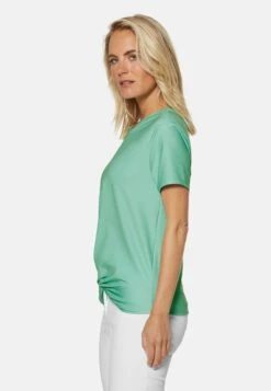 YOGA MIT KNOTEN-EFFEKT - T-Shirt Print - Pfefferminzgrün -Madeleine Mode df8dfeb2df0043d9a2f0902b7f27226f