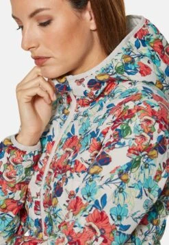 MIT FLORALEM PRINT - Übergangsjacke - Creme Multicolor -Madeleine Mode dfa47c17b3b04ce8a776151a76ac35f0