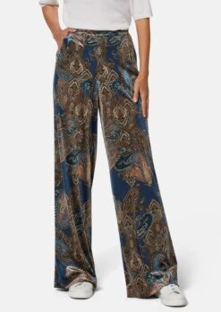 Hose Blaugrau / Multicolor