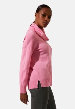 MIT GROSSEM CAPUCHON-KRAGEN - Strickpullover - Blütenrose -Madeleine Mode e3eae5eacec049869ebf1af1758e3f68