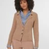 Strickblazer Mit Fischgrat-Muster Caramel / Melange 2 Strickblazer Mit Fischgrat-Muster Caramel / Melange -Madeleine Mode e452807d3703056f8c1145aa449a67f9