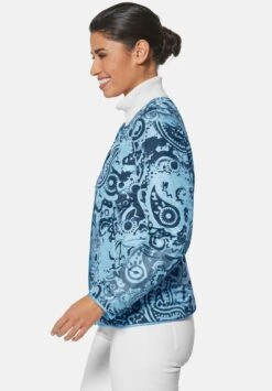 WENDE MIT PAISLEYDRUCK - Daunenjacke - Dunkelblau Rauchblau -Madeleine Mode e8733484184a4d00afb048a80fff90a6