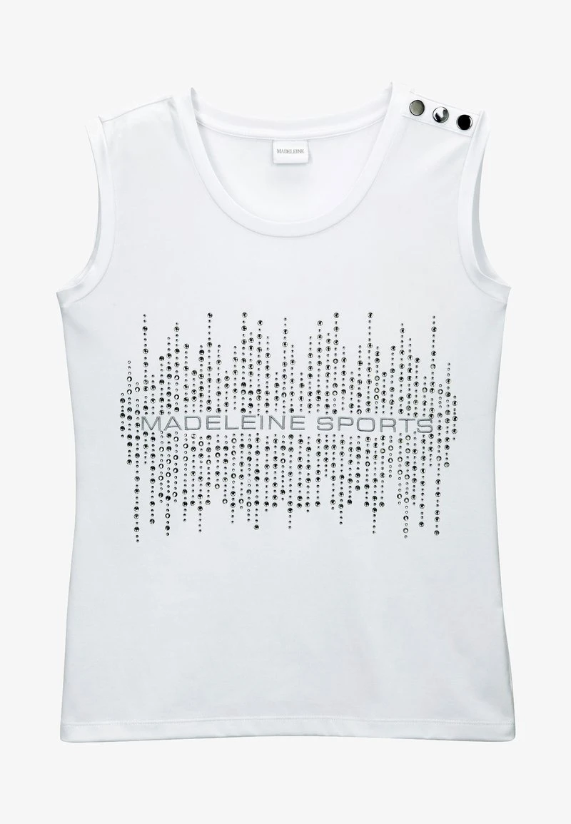 GLITZERPRINT - Top - Weiß 8 GLITZERPRINT - Top - Weiß – Bild 6