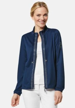 MIT ZIERPLÄTTCHEN UND M LOGO - Leichte Jacke - Nachtblau