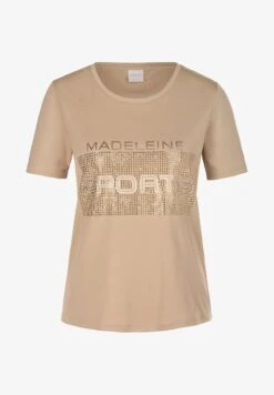 MIT M SPORTS-LOGO UND GLITZERSTEINCHEN - T-Shirt Print - Platinfarben -Madeleine Mode ebf2dd0caabd4317bd8057b059b16cd0