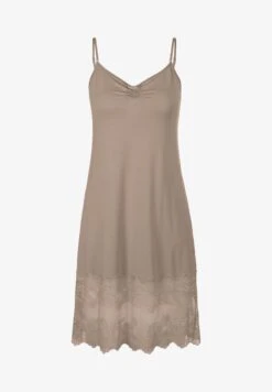 HEMDRÖCKCHEN MIT - Nachthemd - Caramel -Madeleine Mode ec12cb7aaad94f4ba61d5ff3d4bf2edb