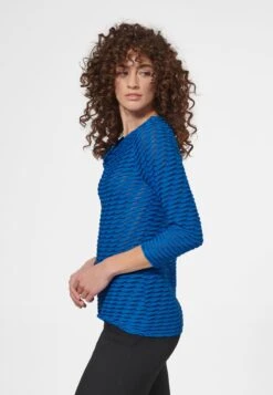 MIT KNOTEN - Langarmshirt - Azurblau -Madeleine Mode ecc40111568c42b79c89b146c4d4d898