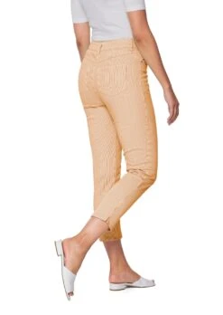 Jeans, Lang Weiß / Aprikose -Madeleine Mode ee3cd094b1535d45ae1fc6c8e7b3d9e3