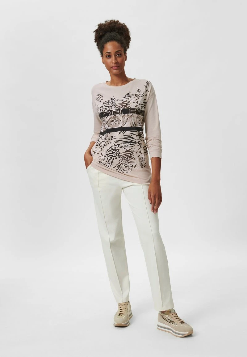 MIT ABSTRAKTEM PRINT UND GLITZERSTEINCHEN - Sweatshirt - Platinfarben Multicolor 4 MIT ABSTRAKTEM PRINT UND GLITZERSTEINCHEN - Sweatshirt - Platinfarben Multicolor – Bild 2