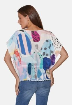 Bluse - Wollweiß Multicolor -Madeleine Mode efefafc5c03a4dae8249ceec489fd084