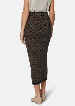 Strickrock In Two-Tone-Effekt Mit Zierknopfleiste Zimt / Schwarz -Madeleine Mode f13083ba9d9d284ae2c88673d271cdd1