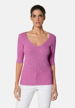 Strickpullover - Himbeersorbet