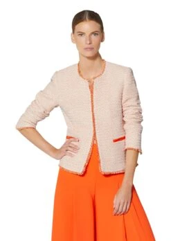 Blazer Papaya / Wollweiß