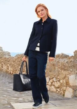 Winterblazer Marine -Madeleine Mode f248d7ed7057b6c8c04aedc519553d71