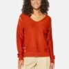 MIT CUTOUTS UND VAUSSCHNITT - Strickpullover - Papaya -Madeleine Mode f261b8d853234f6cb3a6de8620d9c7df