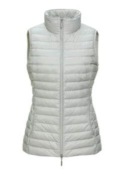 Steppweste Mit Wärmender Wattierung Silbergrau