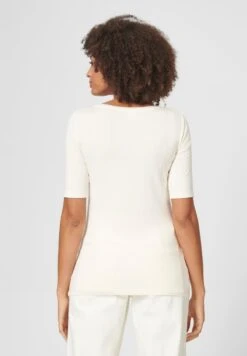 RUNDHALS MIT PAILLETTEN-MOTIV - T-Shirt Print - Creme -Madeleine Mode f7038d8b3cf54ecbb3217c92028dcc70