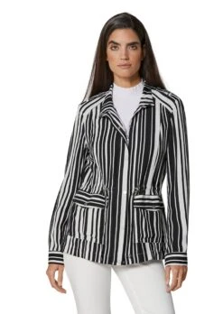 Outdoorjacke Weiß / Schwarz