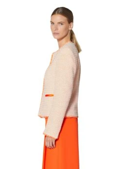 Blazer Papaya / Wollweiß -Madeleine Mode f997f3d681f5917663cd746e5133f7fb