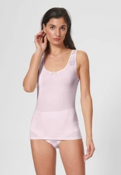 MIT BESATZ - Unterhemd/-shirt - Zartrose