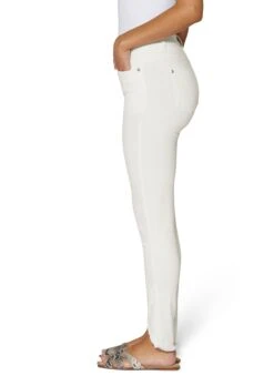 Schlanke Jeans Mit Fransensaum Wollweiß -Madeleine Mode fdcac270c212abe05551104887336e8c