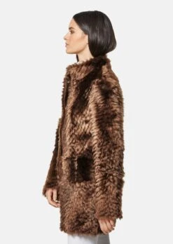 Merinolamm-Jacke Zum Wenden, Innen Nappiert Espresso -Madeleine Mode fe177aa4257afa4f7bcadc7cc996c53e