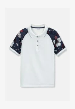 Poloshirt - Creme Rauchblau Multicolor -Madeleine Mode ff02fdf9d4a2428ca432b1ff6a777df5